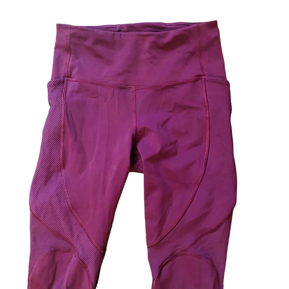 Lululemon On Repeat 7/8 Tight Leggings Eggplant Purple - Picture 6 of 9